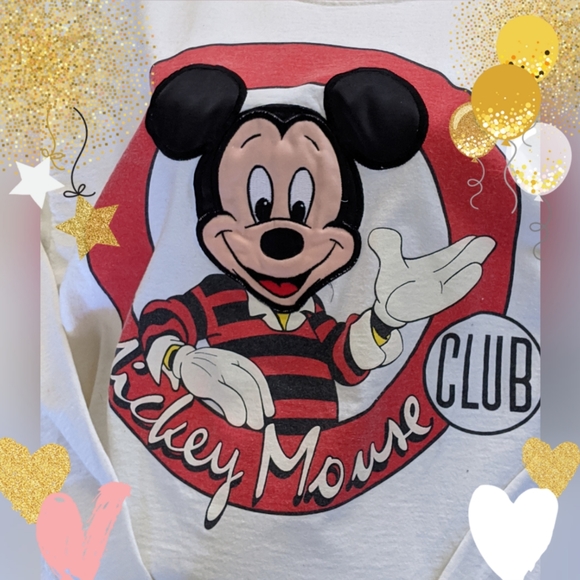 VINTAGE ,70'S MICKEY MOUSE CLUB SWEAT SHIRT - Picture 4 of 6